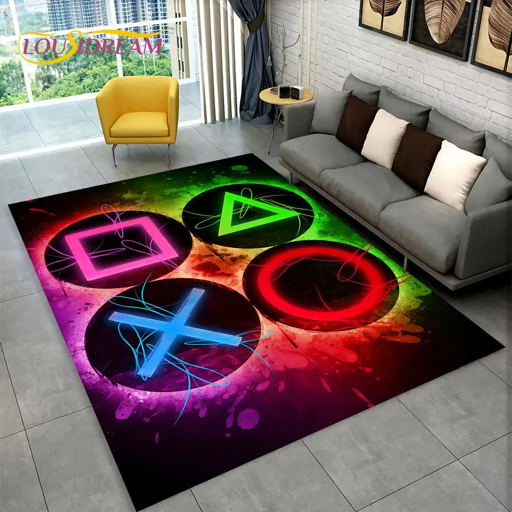3D Soft Playmat for Kids and Gamers – Gamepad Floor Mat