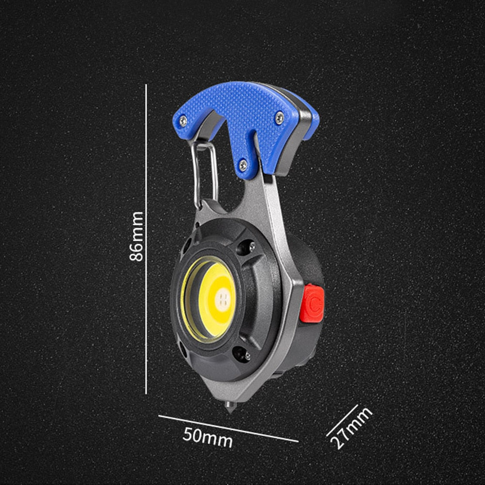 7-in-1 Keychain Camping Lamp for Survival Use