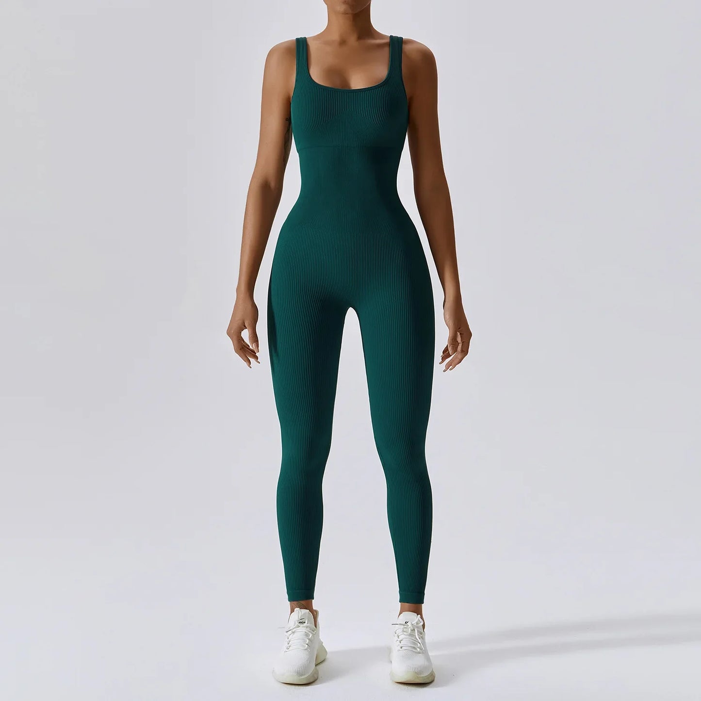 Women's Seamless Yoga Bodysuit | Quick-Dry One Piece Workout Suit