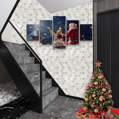 Stylish 3D Hexagonal Wall Decals for Modern Spaces
