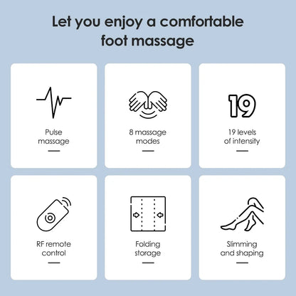 Rechargeable Foot Massage Mat with EMS & TENS – 6 Modes, 9 Intensities