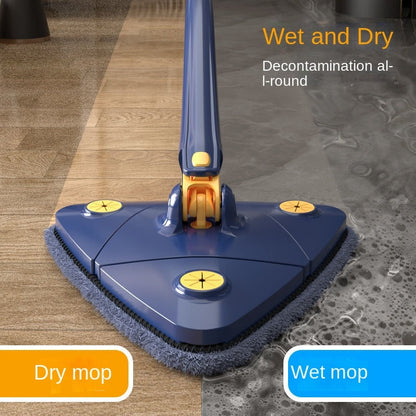 360-Degree Triangle Mop - 3X Cleaning System