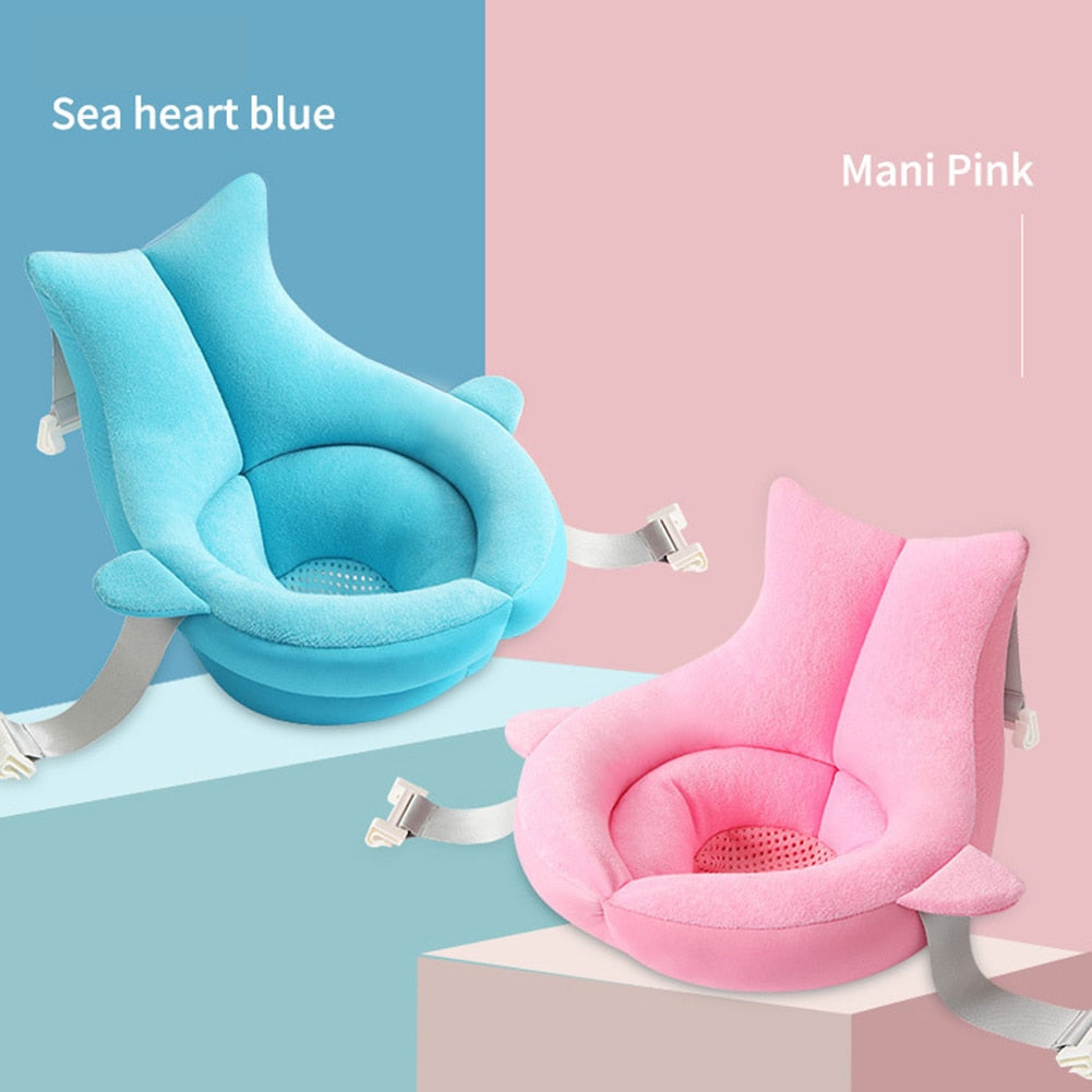 Safe & Cozy Baby Bathtub with Support Cushion