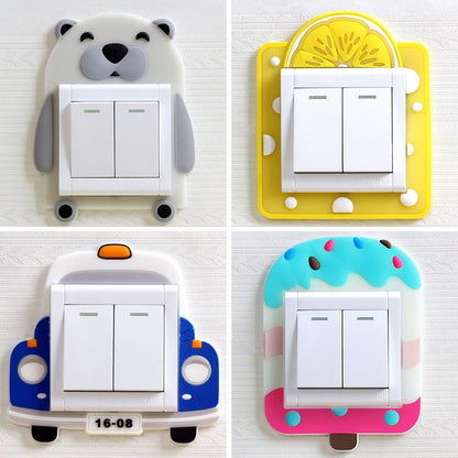 Glow-in-the-Dark Animal-Themed Light Switch Cover