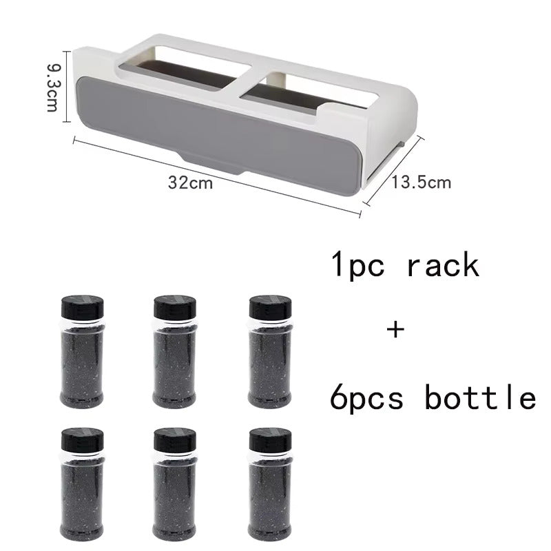 Self-Adhesive Spice Holder – Modern Kitchen Storage Solution