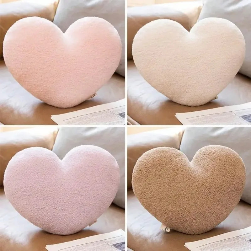 Cushion with Heart Design for Home Decor