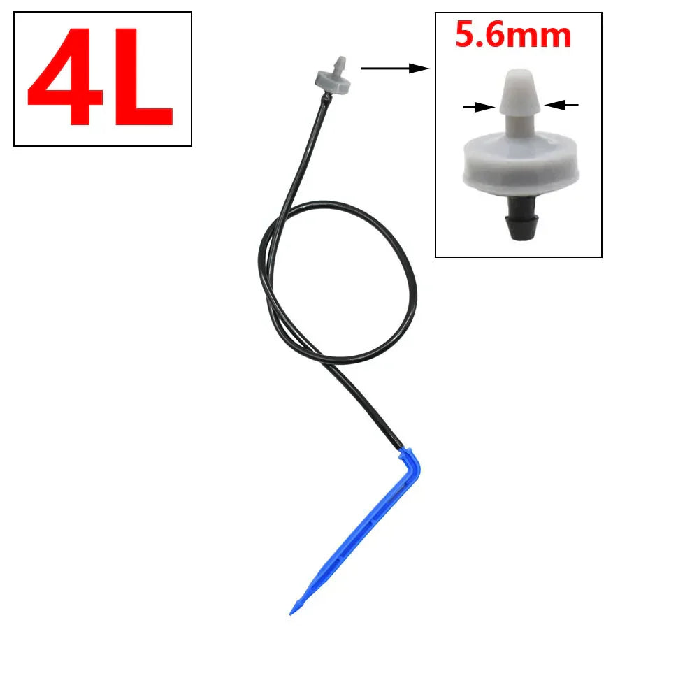 Drip Irrigation Emitters 2L–8L/H | 1/2/4-Way Splitter | 0.3 / 0.5 cm Connector