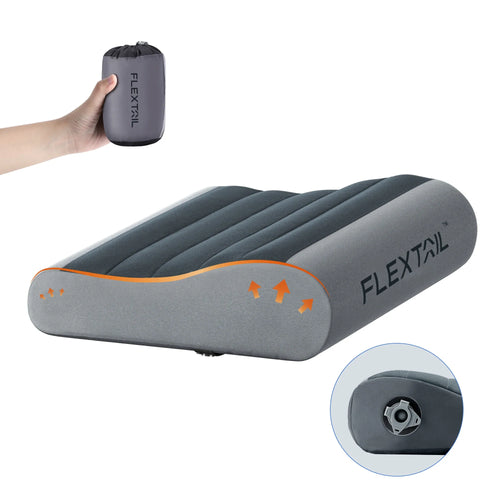 Travel Pillow with Adjustable Height | Ergonomic Neck Support & Compact Design