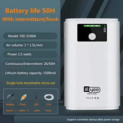 Quiet Oxygen Supply System with 6000mAh Battery – Eco-Friendly Design