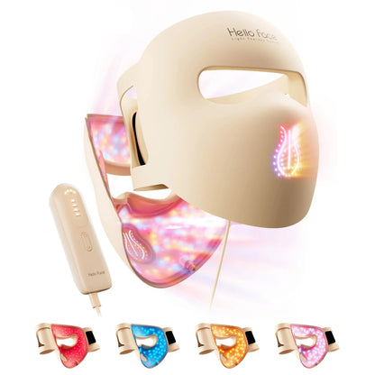 4D Silicone LED Face Mask for Light Therapy – 311 LEDs for Skin Care