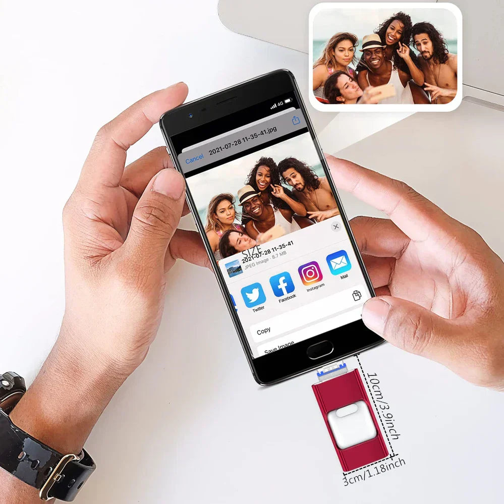 SwiftShare Dual Connector Flash Drive