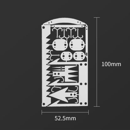 22-in-1 Stainless Steel Multi-Tool for Outdoor Survival