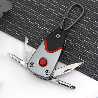 6-in-1 Multi-Function Stainless Steel Keychain Tool