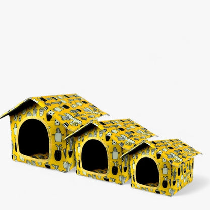 Weatherproof Pet Shelter "CozyNest" for Cats and Small Dogs