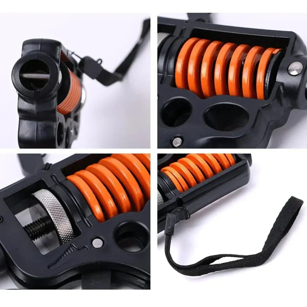 Heavy Duty Hand Grip Strength Trainer - Adjustable 5-165kg Finger Expander for Arm, Wrist, Forearm Workout