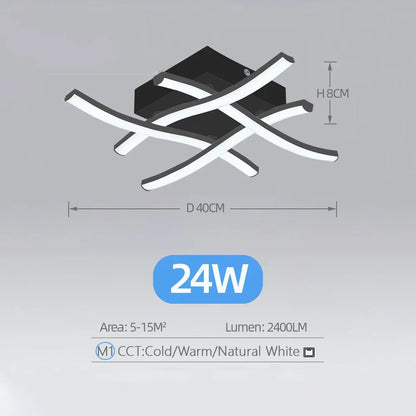 Modern 24W LED Ceiling Light – Stylish Illumination for Any Room