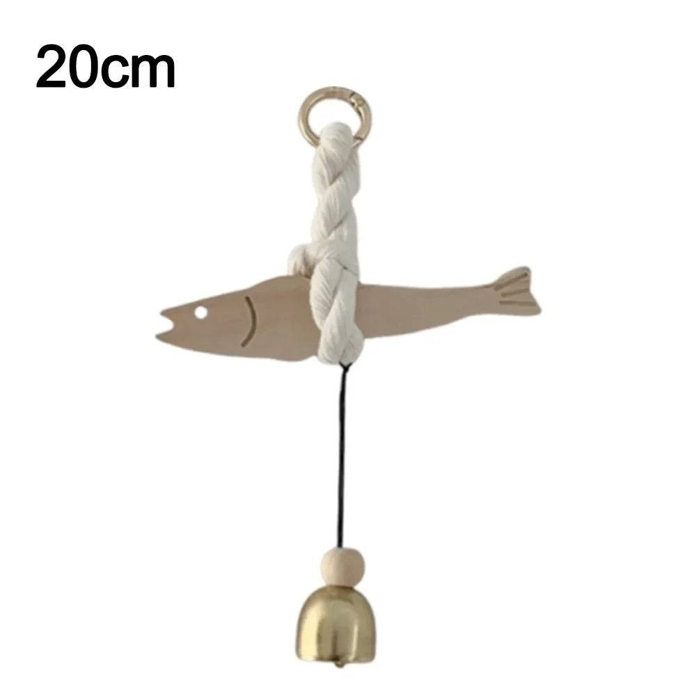Lightweight Pine Wood Fish Wall Decor – Space-Saving Ornament
