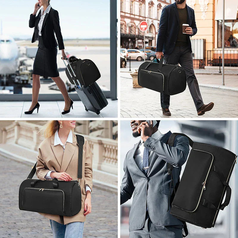 3-in-1 Travel Bag | Clothing Carrier & Backpack | 53 L Capacity