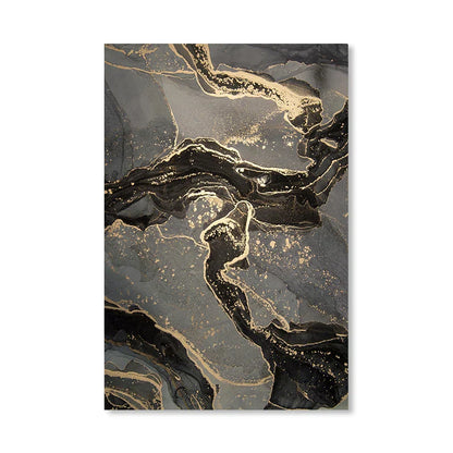Elegant Liquid Marble Art Canvas for Contemporary Spaces