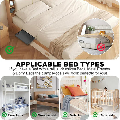 Bedside Shelf Without Nightstand | Sturdy, Non-Slip & Tool-Free | Bedroom & Loft Bed