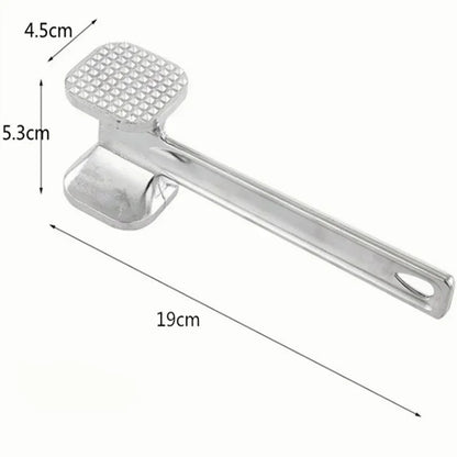 Aluminum Meat Tenderizer Hammer with Dual-Sided Design