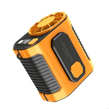 CoolBreeze Portable Waist Fan – Rechargeable Bladeless Design for Outdoor Adventures