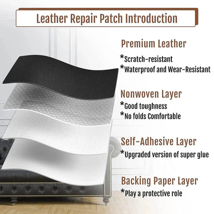 Leather Repair Sticker - Easy Restoration for Furniture and Accessories