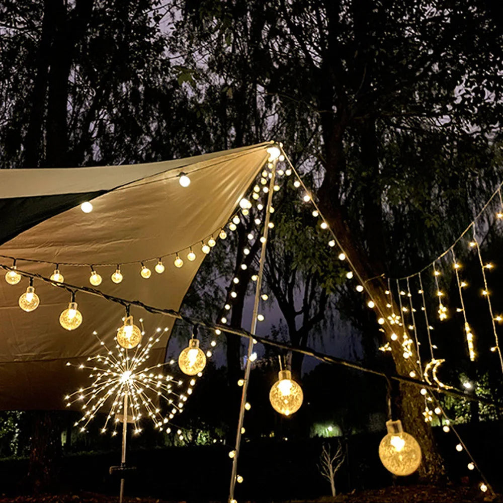 30ft Solar Fairy Lights for Garden and Patio Decoration