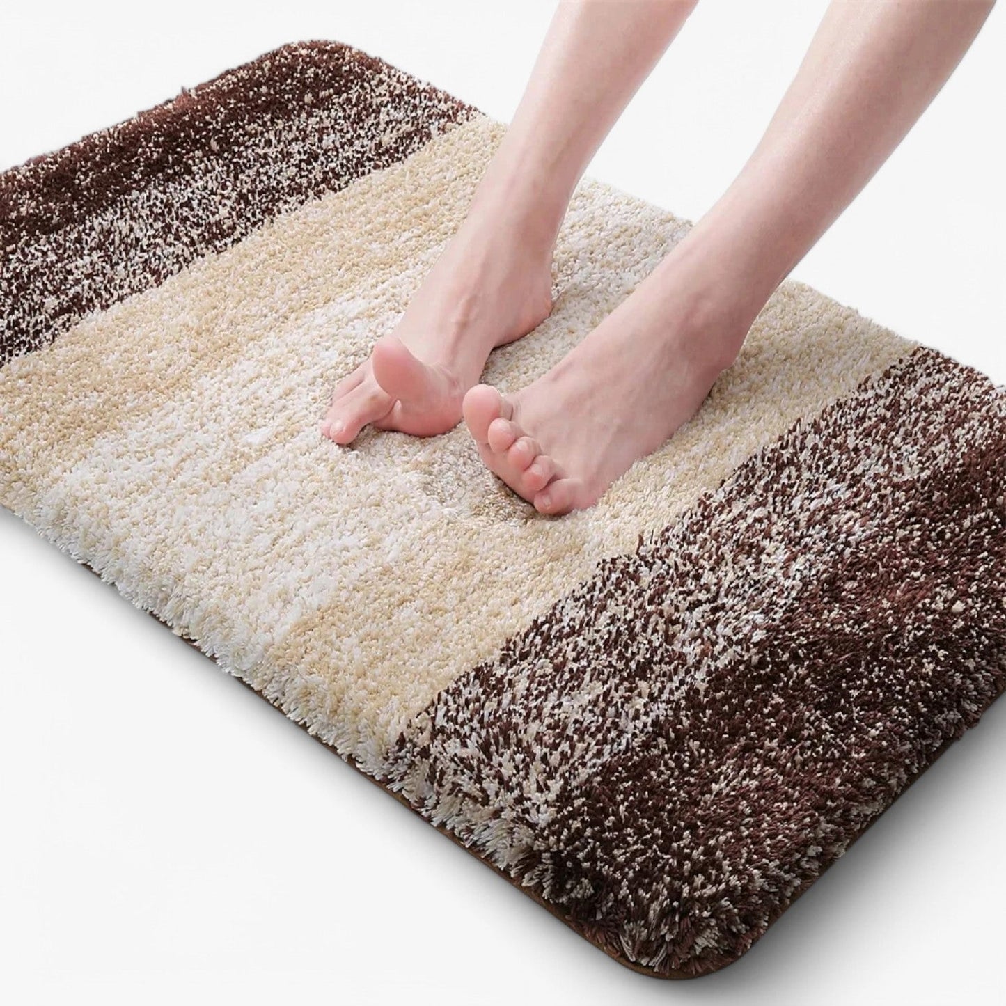 Soft Microfiber Bath Mat with Non-Slip Design for All Bathrooms