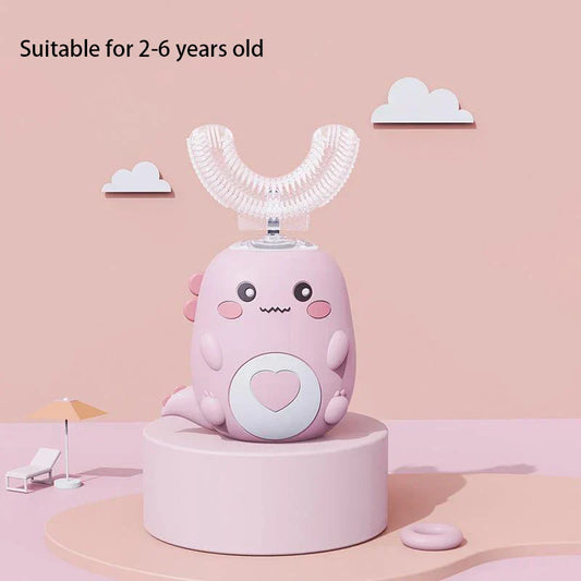 U-Shaped Electric Toothbrush for Kids – 360° Sonic with Soft Bristles