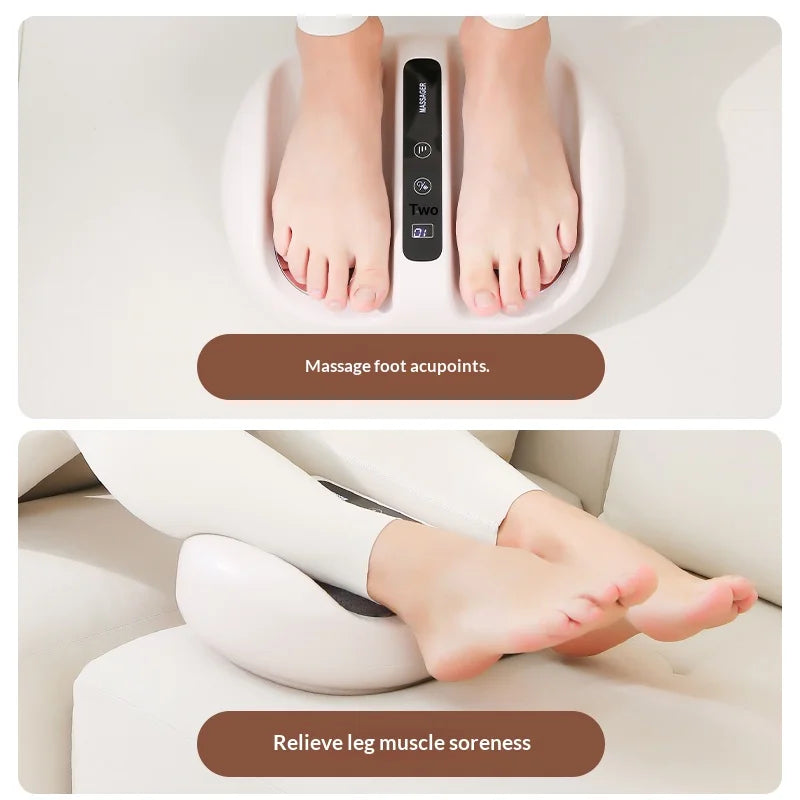 Heat Foot Massager Machine – Kneading, Rotating, Vibrating with Pressure Points