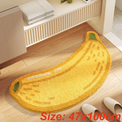 Cheerful Fruit-Themed Play Mat