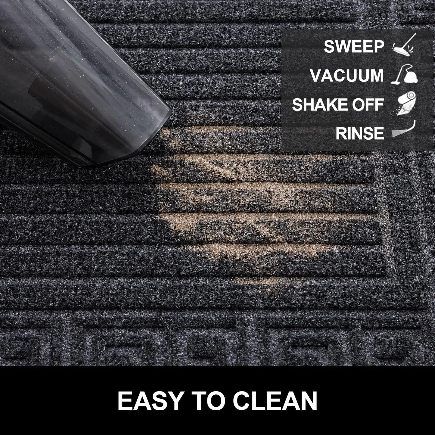 Low-Profile Non-Slip Indoor Door Mat