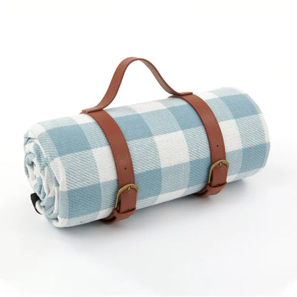 Waterproof Picnic Blanket with Carry Strap – Foldable NovaPlaid Design