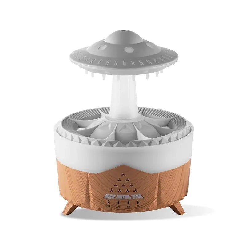 Ultrasonic Humidifier with Remote Control – 350 ml Aroma Diffuser with LED Light
