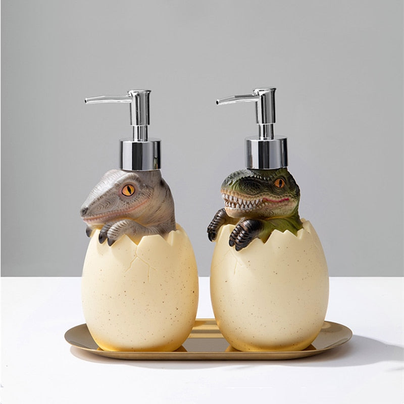 Dinosaur-Themed Soap Dispenser for Kids