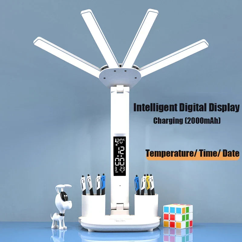 Smart Table Lamp with Four Heads – 3-in-1 Multifunctional Design