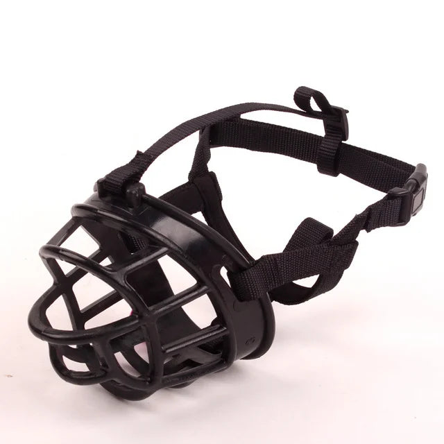 Flexible Silicone Muzzle for Dogs - Adjustable Fit