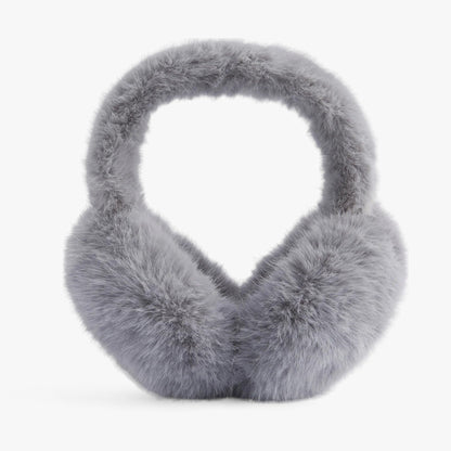 Adjustable Faux Fur Headband – Winter Plush Ear Protectors for Warmth and Style