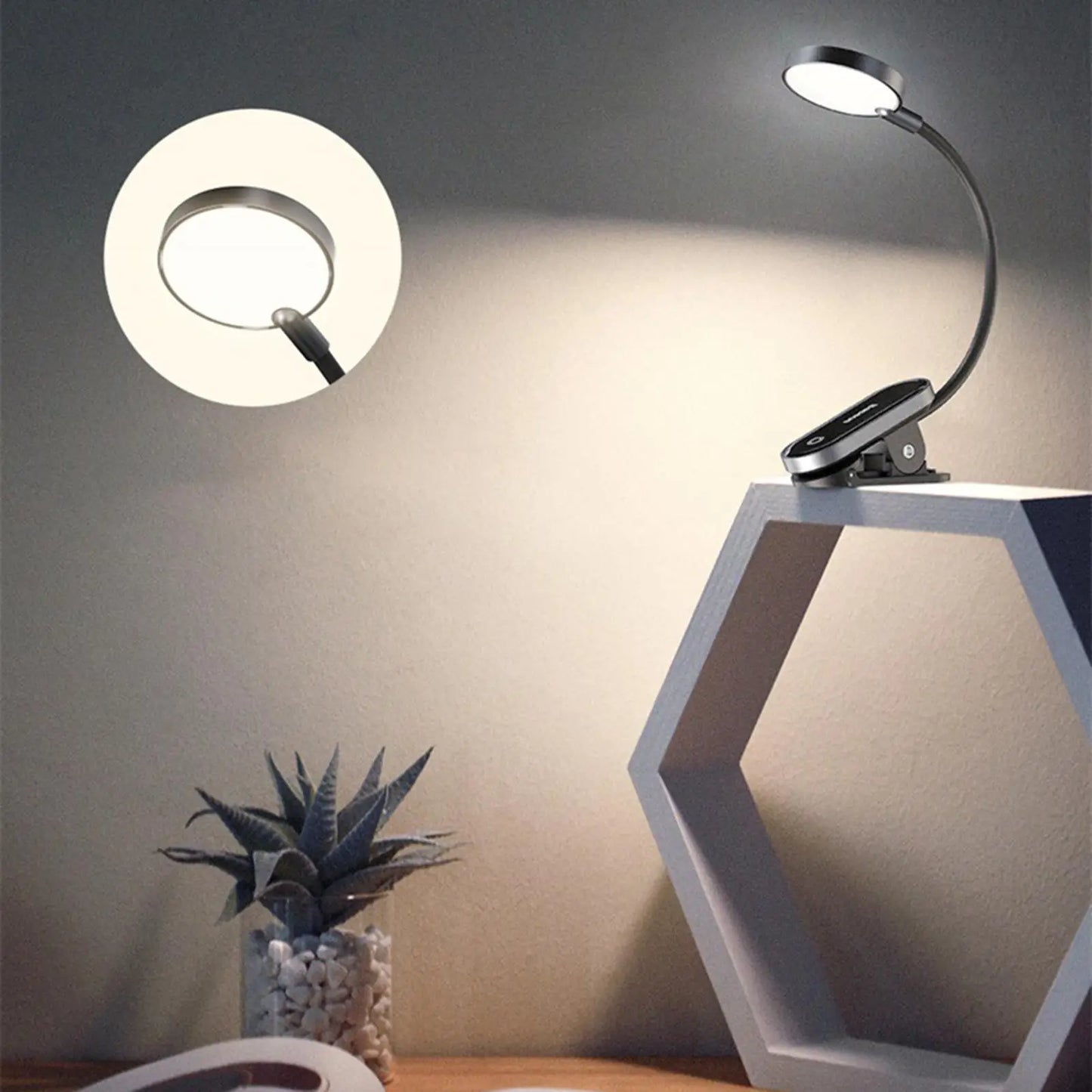 Adjustable Arm Desk Lamp with 360-Degree Flexibility