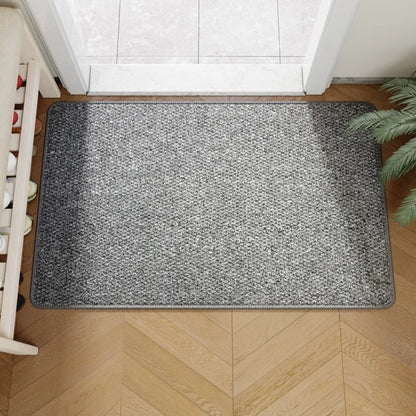 Non-Slip Entry Rug - Durable Faux Jute Outdoor Doormat for Front Door