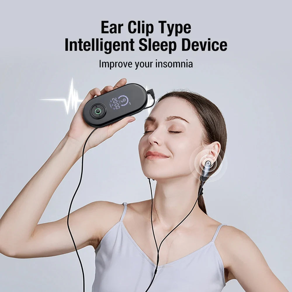 Microcurrent Ear Clips with 3 Modes, 9 Intensities, 1000mAh Battery & Case