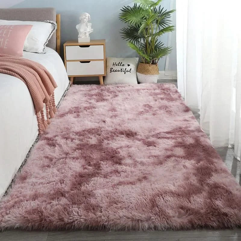Cozy Plush Faux Fur Area Rug – Soft and Luxurious Carpet