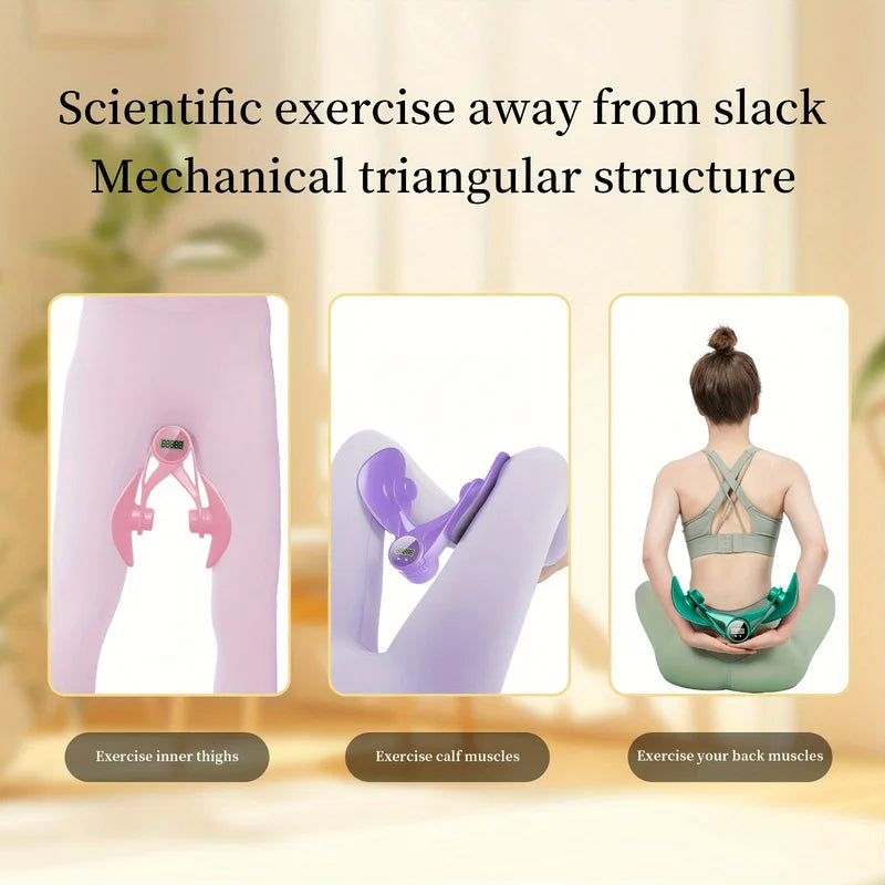 Compact Fitness Device for Inner Thigh and Pelvic Floor Training