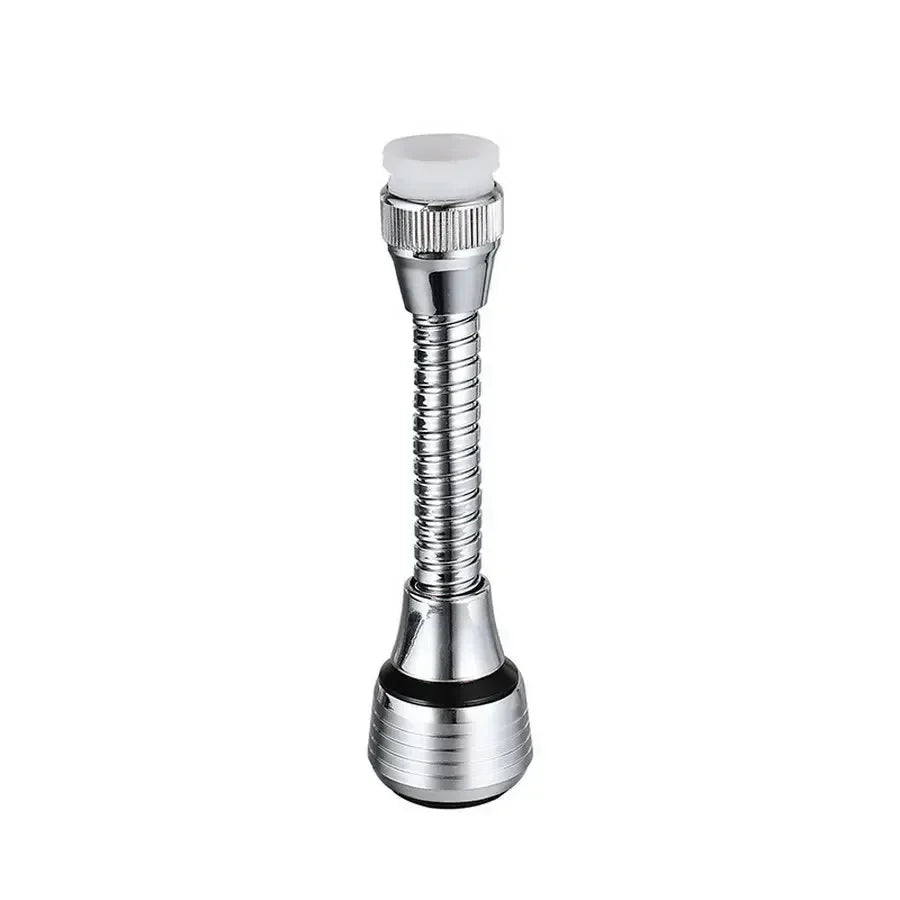 Stainless Steel Faucet Extension with 360° Rotation and Water Saver