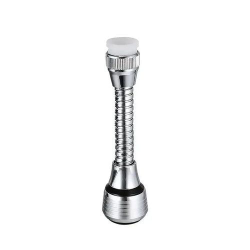 Stainless Steel Faucet Extension with 360° Rotation and Water Saver