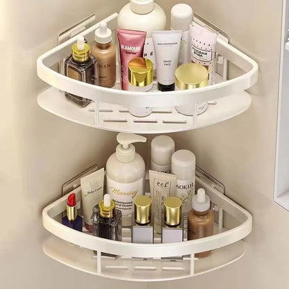 Corner Shower Shelf without Drilling – Rustproof & Space-Saving for Shampoo, Soap & Bath Accessories