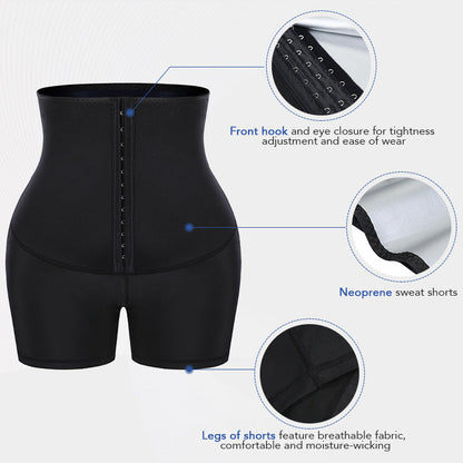 HeatWave Slimming Workout Shorts for Enhanced Sweat