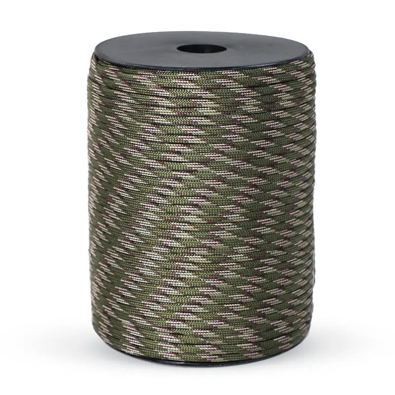 100m Military 550 Paracord Rope – 9-Core Survival Cord for Outdoor Use