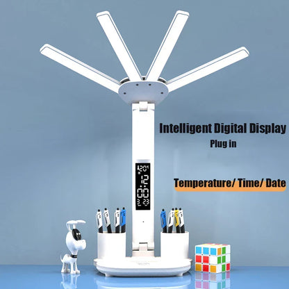 Smart Table Lamp with Four Heads – 3-in-1 Multifunctional Design